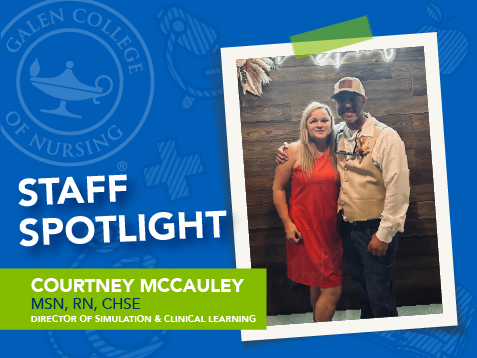 simulation lab header image for a staff spotlight